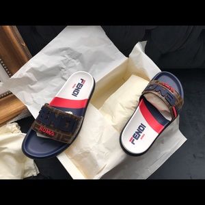 Sold...Fendi flip flops